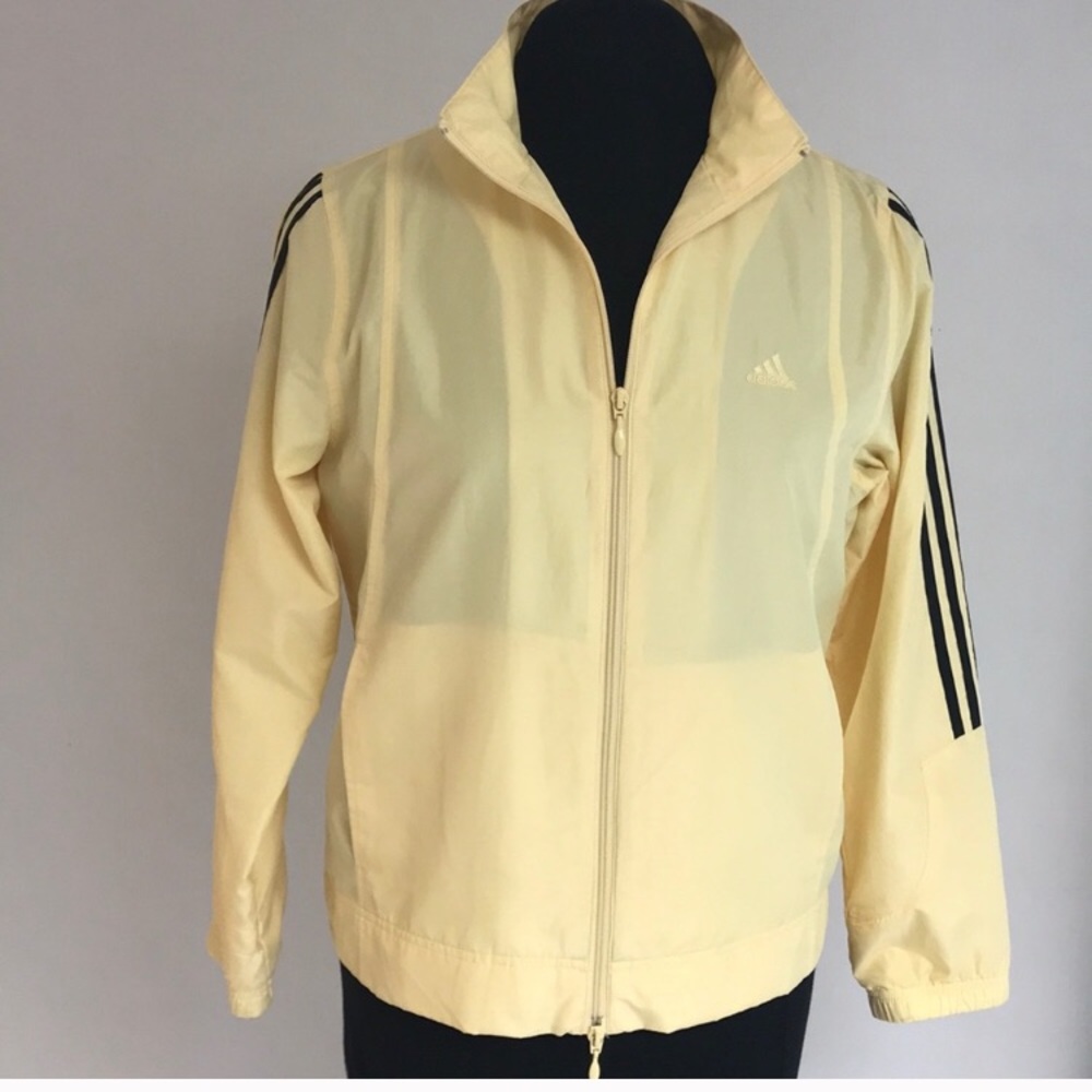 Yellow adidas jacket